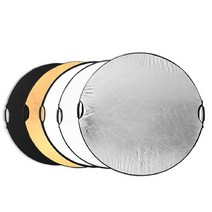 5 in 1 촬영 반사판 연광판 접이식 휴대용 보조 조명 반사판 촬영영화 촬영 기구, 보여진 바와 같이, 110Cm다섯올인원사진리플렉터세트