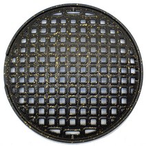 불판몰 원형불판 숯불용 벌집모양 삼겹살 불판 295mm, 1개