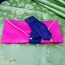 [천삼백케이] [윤씨방] 자미사 현금 예단보, 분홍