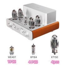 진공스피커 명품스피커 거실스피커 불독 스피커 75W*2 Class AB KT150 XF184 WE407 Vacuum Tube Push-pull Combined Stereo Sin