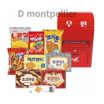 레트로우체통 9품목 1세트, 과자 9가지 x 1set, 6개