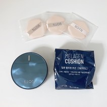 일론 멜라겐 쿠션 본품+리필세트+일론팩5장+퍼프추가, 일론 (쿠션 본품)+리필+팩5장+퍼프1장