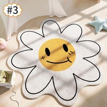 북유럽 꽃모양 침실 거실 카페트 러그