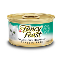 고양이 주식캔 팬시피스트 화이트라벨 가지미+대구+새우 12캔 85g