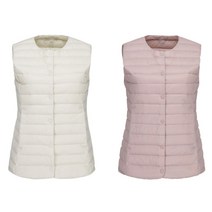 폴햄 [NC충장] POLHAM 여성) 꽃샘 추위 필수템 !! 더욱 가볍고 !! 더욱 포근한 !! 프리미엄 라이트 경량 다운 조끼