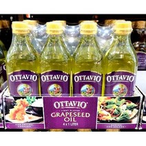 오타비오 포도씨유 기름 4리터 1세트 OTTAVIO GRAPE SEED OIL 1L X 4, 1 세트
