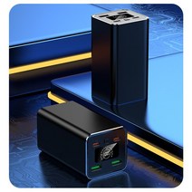 차박배터리 캠핑용배터리 파워뱅크 66W 슈퍼 빠른 충전 화웨이 P40 P50 20000mAh 보조베터리 PD20W 아이폰, 02 Black