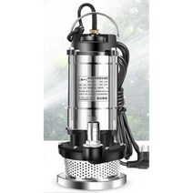 농업용 지하수 펌프 모터 급수 이동 1마력 오수 미니, 550W 1인치(베어 메탈)