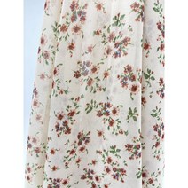 찰랑찰랑 쉬폰 잔꽃무늬 브라우스 원피스 스카프 시원한 여름원단