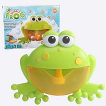목욕 수집품 거품 기계 오리 게 개구리 음악 욕조 자동 메이커 욕실, Frog with Box