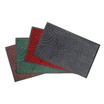 제이오마켓 써클 카펫 현관매트 50X80cm 그레이 미끄럼방지 업소용 사무실 아파트현관 매장입구 발매트, 단일옵션