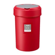 코멕스 클린종량제 휴지통10L(레드), 단품, 단품