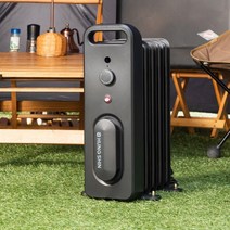 [50주년 에디션] 흥신 캠핑용 라디에이터 오르씨 / 500W 캠핑난로 캠핑난방, 올블랙(가방포함)