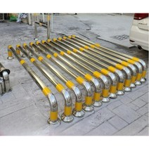 U형 볼라드 가드레일 스톱바 주차금지 충돌방지 진입금지 주차장 작업장, 304U자형63x500x300