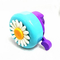 벨 경보 자전거 꽃 모양 장식 자전거 핸들바 벨 22mm 튜브 표준 핸들, 퍼플 블루 계열이 있다