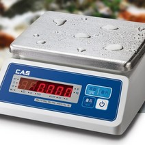 카스 방수형 단순 중량 저울 SWII-EW 2g 단위 최대 6kg, 혼합색상
