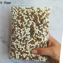 15g 4-6mm 여러 가지 빛깔의 폴리스티렌 스티로폼 폼 비즈 다채로운 미니 볼 필러 상자 병 공예 DIY 장식, 23 4-6mm Mix 15g_01 4-6mm