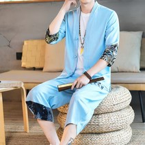 여름가디건세트 차이나 청년 남자 빅사이즈 린넨 스탠딩카라 A266 1TZ4059 P75 4995630564