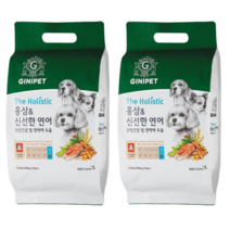 지니펫 전연령용 홀리스틱 강아지 사료 2p, 2개, 1.2kg