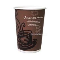 테이크아웃컵 공장직영 종이컵 8온스 초코 500개 (10줄) _누수율제로 12시전주문, 1세트