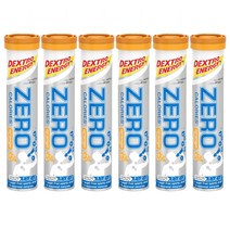 DEXTRO 덱스트로 에너지 타블릿 20정 6개 오렌지 Electrolyte sport tablets zero calorie drink