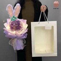보자기꽃풍선 카네이션풍선 생일 돌잔치 선물 감사, 마른 나뭇가지, 퍼플스타 스타델로헤어밴드 주머니 라이트