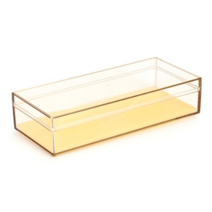 사각 뚜껑 수저통, 옐로, 8개