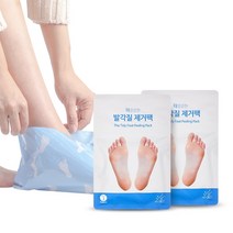 [더깔끔한] 발각질 제거팩, 1개, (2매입)