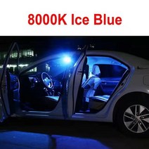 현대 산타페 santafe sm cm dm tm 2007 2008 2010 2013 2014 2016 2020 2021 자동차 인테리어 led 라이트 canbus 자동차 액세서리, 8000k 아이스 블루, (2018-2021) 9개