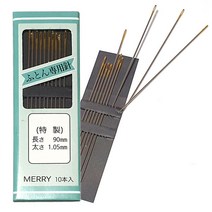 크라운 장바늘 90mm 1쌈(바늘 10개입)