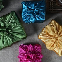 공단보자기 황금 예단 선물 포장 보자기 108cm 10장, 12.고급벽돌색10장