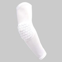 벌집 쿠션 팔꿈치보호대 화이트 2P, 화이트 (2P)
