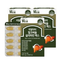 실리마린 밀크씨슬 맥스 900mg X 30정 7중 복합 / 아연 / 간에좋은 / 간영양제 / 간건강 / 최대함량 / 식약처인증/ 음주전후 / 숙취해소 / 피로회복 리얼닥터 정품, 3개