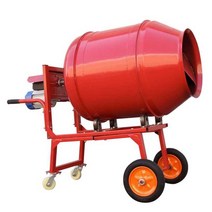 콘크리트 믹서 배합기 레미콘 시멘트 믹싱 통돌이, 280L 2800W 양방향 자동회전