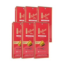 비토리아 패밀리 컵 네스프레소 호환 커피 캡슐 10개 Vittoria Family Cup Nespresso Compatible Coffee Capsules, 6팩