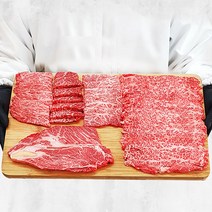 우마왕 한우 1++ 투뿔 5인분 특수부위 등심 모듬 구이용 소고기 세트 800g, ThinThinThin세트 900g