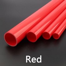 2pcs 길이 50CM O.D 20 ~ 110mm UPVC 파이프 물고기 탱크 수족관 배수 관개 물 공급 PVC 튜브 라인, O.D 110mm, Red