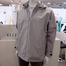 엘르골프 남녀공용 완전방수가가능한 비옷점퍼 6I-32951820, 그레이
