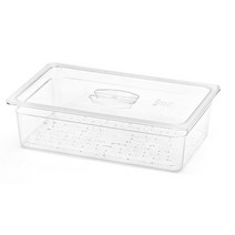 업소용 밧드 바트 pc 플라스틱 밧트 투명 냉장고정리 재료보관, 8인치(20CM)
