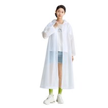 paramicia 남녀공용 두꺼운 다회용 EVA 레인코드 우비 1+1