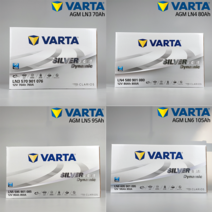 독일 바르타 AGM 배터리-스탑앤고(ISG)기능 차량 전용-AGM70 LN3/AGM80 LN4/AGM95 LN5/AGM105 LN6, AGM LN6 105AH, 미납납, 미대여, 1개
