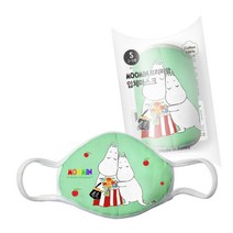 무민 아동용 사계절 순면 입체마스크