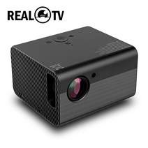 빔프로젝터 가정용 4K 캠핑 소형 스마트 real tv m7 mini led 프로젝터 지원 4k 3d 5500 lumens android wifi 블루투스 휴대용 시네마 비머, 기본 버전, au 플러그