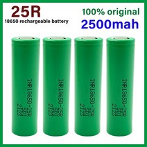 충전식 배터리 INR18650 25R 20A 리튬 스크루드라이버 손전등 3.6V 2500mah 1-20PCs, [01] 3.6 볼트, [07] 20pcs