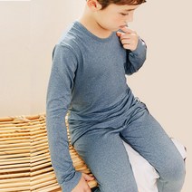 아동용 히트 업 캐치온 발열 내의 상하 세트