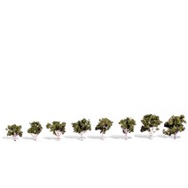 Woodland Scenics TR3531 디오라마 미니어처 자작나무 모형 8개 세트 2.5cm