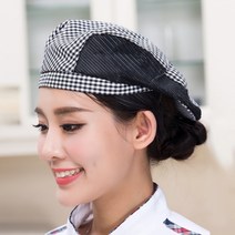 프렌차이즈 카페 메쉬 베레모 주방 모자 위생모자 주방모, 상세페이지 참조