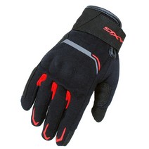 AXG USHUA 메쉬 글러브 오토바이장갑 봄 여름 가을용, M, 블랙/레드