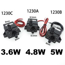방수 미니 물 펌프 파워 브러시리스 DC 마이크로 멤브레인 수족관 12 V 4.8 240L/H, 01 3.6W
