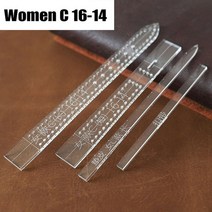 가죽공방 가죽공예도안 가죽공방 서류가방 가죽필통만들기 가죽프레스기 도안 DIY 가죽 지갑 크래프트 종이 패턴 여성공예 도구 투명 아크릴 시계 스트랩 템플릿 홈 diy 45, 여자-c16-14-1set